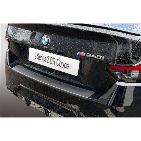 Protection de seuil arrière (ABS) sur mesure pour BMW Série-2 G42 Coupe 'M' Sport 2021- Noir