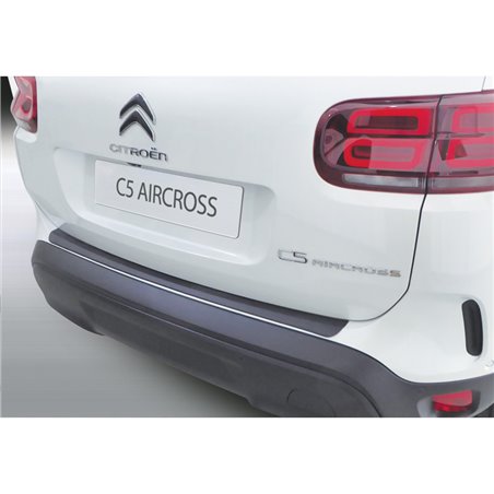 Protection de seuil arrière (ABS) sur mesure pour Citroën C5 Aircross 2019- Noir