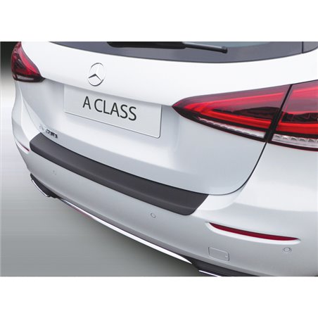 Protection de seuil arrière (ABS) sur mesure pour Mercedes Classe A W177 2018- Noir