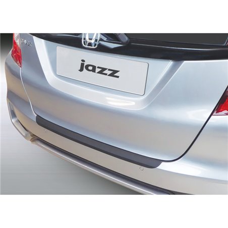 Protection de seuil arrière (ABS) sur mesure pour Honda Jazz 2018-2020 Noir