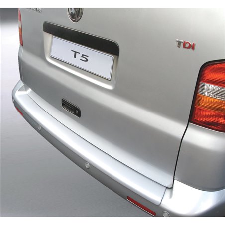 Protection de seuil arrière (ABS) sur mesure pour Volkswagen Transporter T5 2003-2012 Argent