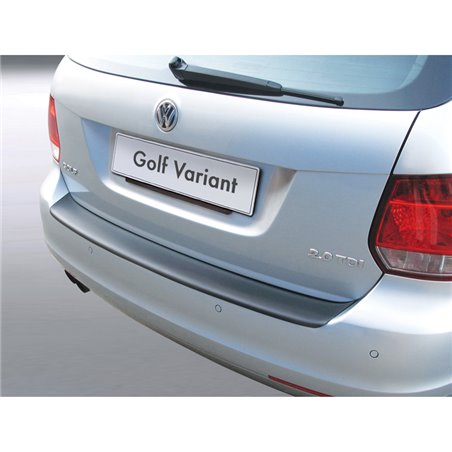 Protection de seuil arrière (ABS) sur mesure pour Volkswagen Golf V Variant Noir