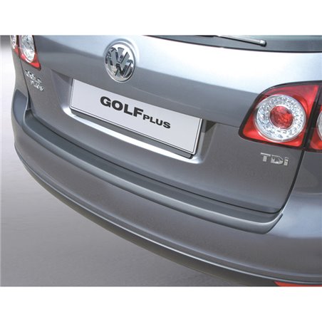 Protection de seuil arrière (ABS) sur mesure pour Volkswagen Golf V Plus Noir