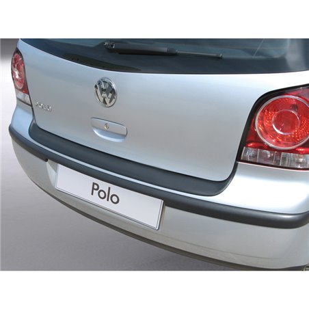 Protection de seuil arrière (ABS) sur mesure pour Volkswagen Polo 9N/9N2 Noir