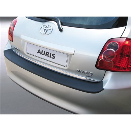 Protection de seuil arrière (ABS) sur mesure pour Toyota Auris 2007-2010 Noir