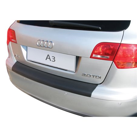 Protection de seuil arrière (ABS) sur mesure pour Audi A3 8P Sportback 2004-2008 Noir