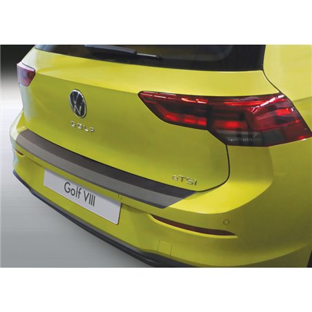 Protection de seuil arrière (ABS) sur mesure pour Volkswagen Golf VIII HB 5-portes 2020- Noir