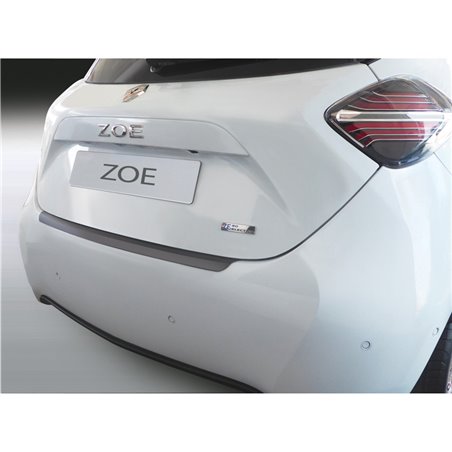 Protection de seuil arrière (ABS) sur mesure pour Renault Zoe II 2019- Noir