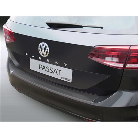 Protection de seuil arrière (ABS) sur mesure pour Volkswagen Passat (3G) Variant/Alltrack Facelift 2019- Noir