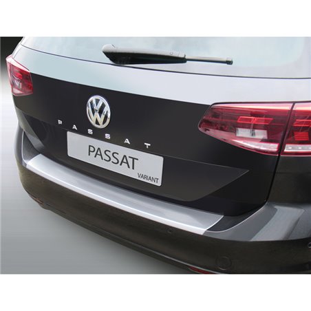 Protection de seuil arrière (ABS) sur mesure pour Volkswagen Passat (3G) Variant/Alltrack Facelift 2019- Argent