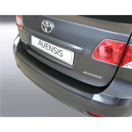 Protection de seuil arrière (ABS) sur mesure pour Toyota Avensis Kombi 2009-2011 Noir