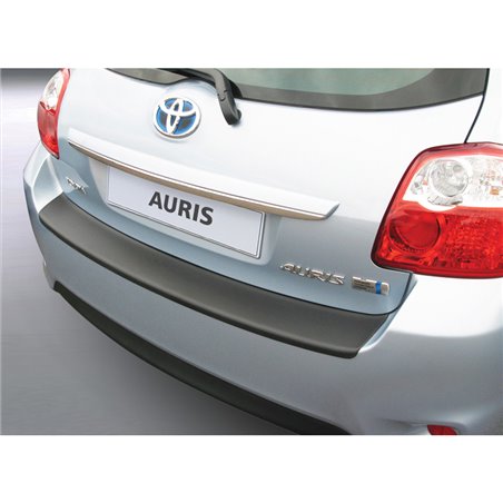 Protection de seuil arrière (ABS) sur mesure pour Toyota Auris 3/5 portes 2010-2012 Noir