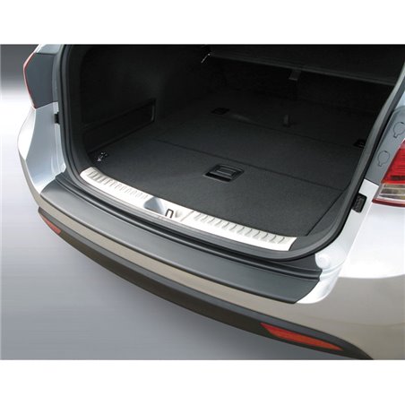 Protection de seuil arrière (ABS) sur mesure pour Hyundai i40 CW 2011- Noir