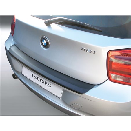 Protection de seuil arrière (ABS) sur mesure pour BMW Série 1 F20/F21 3/5 portes 2011-2015 Noir