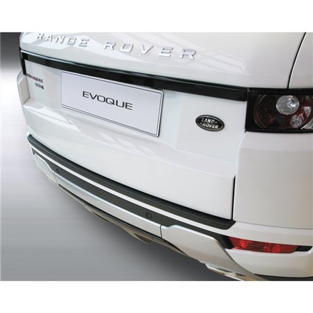 Protection de seuil arrière (ABS) sur mesure pour Landrover Evoque 5 portes 2011-2019 Noir