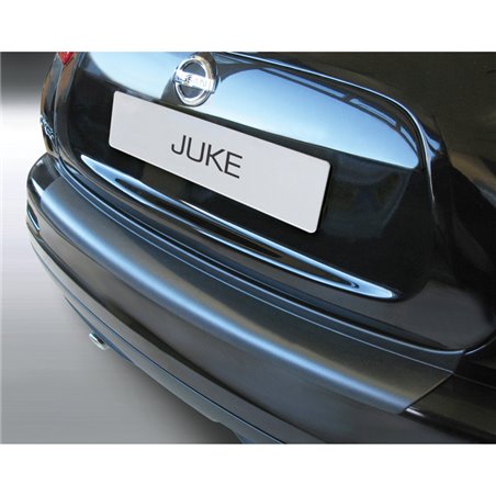 Protection de seuil arrière (ABS) sur mesure pour Nissan Juke 2010-2014 Noir