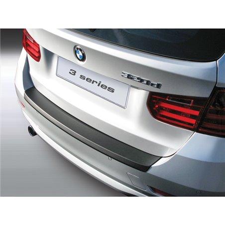 Protection de seuil arrière (ABS) sur mesure pour BMW F31 Estate/Touring 2012-2018 (excl. M) Noir