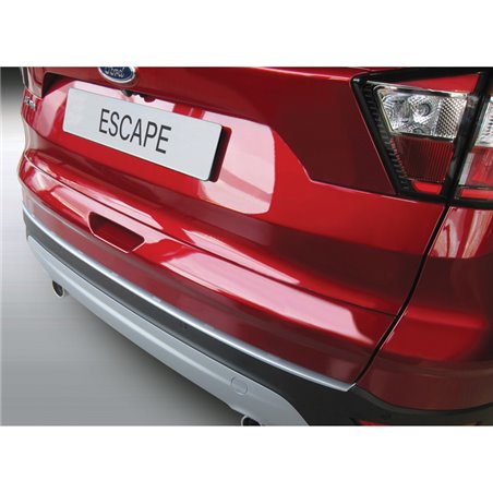 Protection de seuil arrière (ABS) sur mesure pour Ford Kuga Mk2 2013-2019 Argent