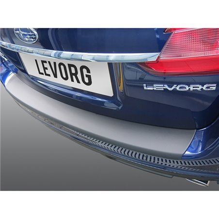 Protection de seuil arrière (ABS) sur mesure pour Subaru Levorg 2015- Noir