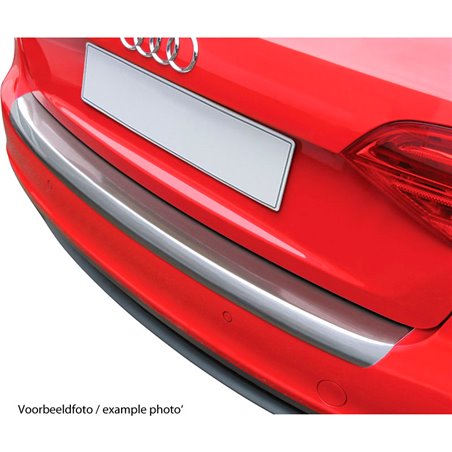 Protection de seuil arrière (ABS) sur mesure pour Volkswagen Golf VII Variant Facelift 2017-2020 (incl. GTI & R) Look 'Alu Bross