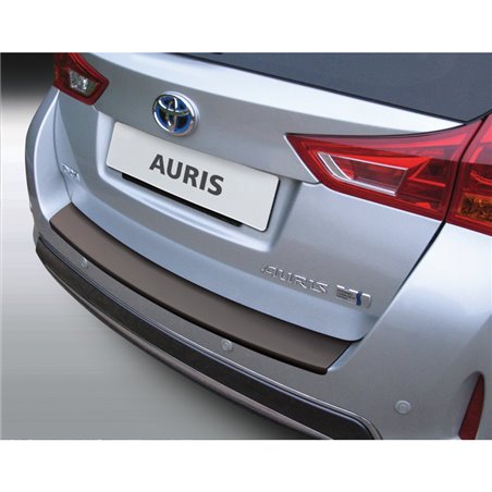 Protection de seuil arrière (ABS) sur mesure pour Toyota Auris Touring Sports 2013-8/2015 Noir