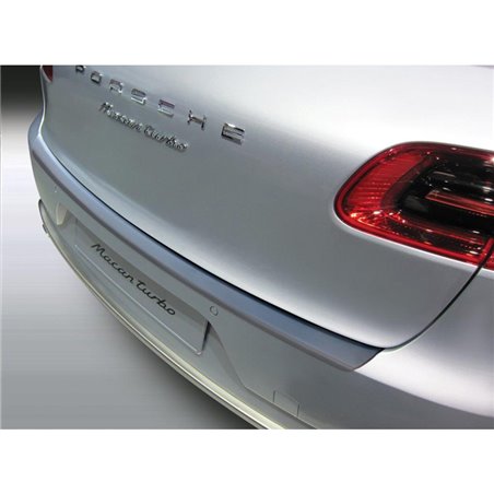 Protection de seuil arrière (ABS) sur mesure pour Porsche Macan 4/2014- Noir