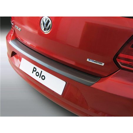 Protection de seuil arrière (ABS) sur mesure pour Volkswagen Polo 6C 3/5 portes 2014-2017 Noir