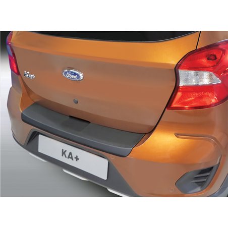 Protection de seuil arrière (ABS) sur mesure pour Ford Ka+ Active 3/2018- Noir