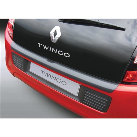 Protection de seuil arrière (ABS) sur mesure pour Renault Twingo III 2014-2019 Noir