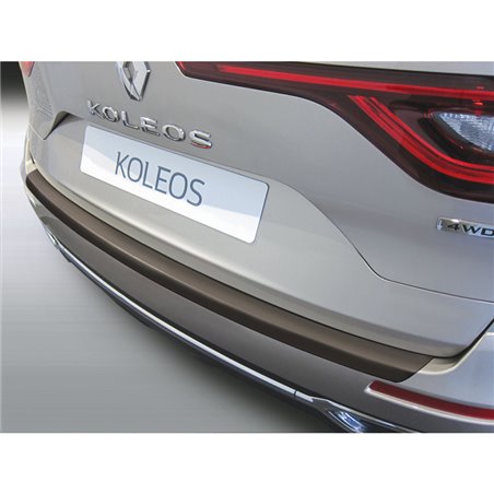 Protection de seuil arrière (ABS) sur mesure pour Renault Koleos II 2016-2019 Noir