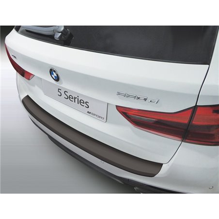 Protection de seuil arrière (ABS) sur mesure pour BMW Série 5 G31 Touring M-Sport 3/2017-6/2020 Noir