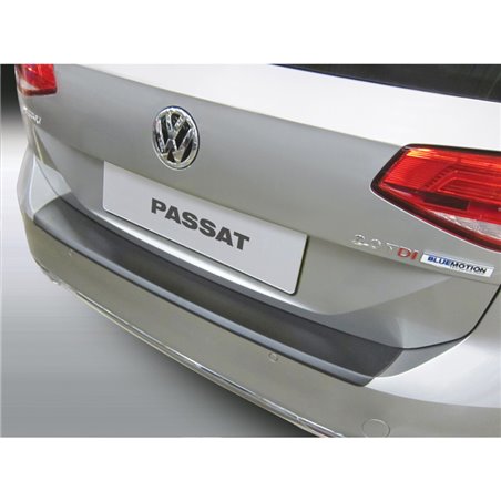 Protection de seuil arrière (ABS) sur mesure pour Volkswagen Passat 3G Variant 2014-2019 Noir