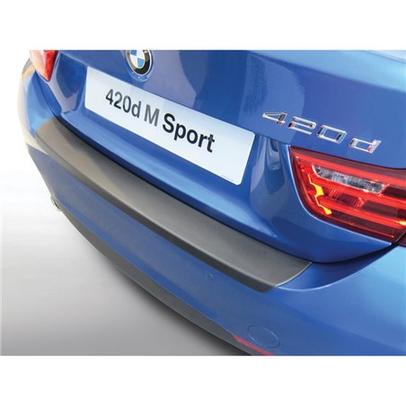 Protection de seuil arrière (ABS) sur mesure pour BMW Série 4 F32 Coupe 7/2013-9/2020 'M-Sport' incl. M4 Noir