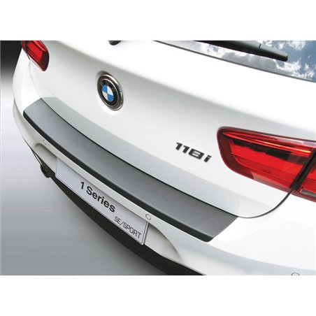 Protection de seuil arrière (ABS) sur mesure pour BMW Série 1 F20/F21 3/5 portes SE/Sport 2015-2019 Noir