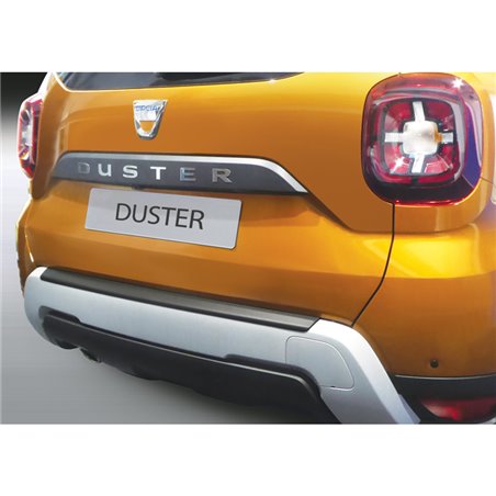 Protection de seuil arrière (ABS) sur mesure pour Dacia Duster II 2018- Noir