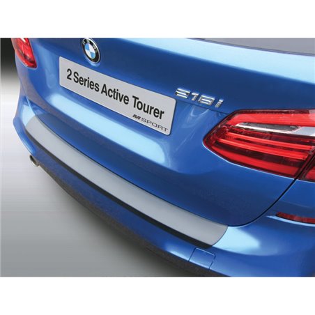 Protection de seuil arrière (ABS) sur mesure pour BMW Série 2 F45 Active Tourer 'M-Sport' 9/2014-9/2021 Noir