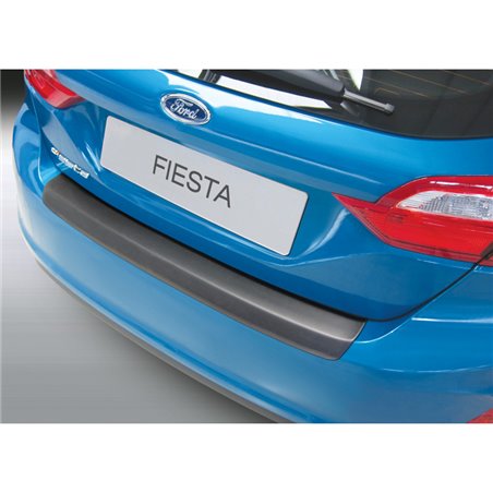 Protection de seuil arrière (ABS) sur mesure pour Ford Fiesta VIII 3/5-portes 2017- Noir