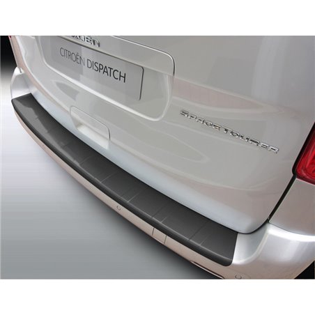 Protection de seuil arrière (ABS) sur mesure pour Citroën Jumpy (Dispatch) & Spacetourer / Peugeot Expert & Traveller / Toyota P