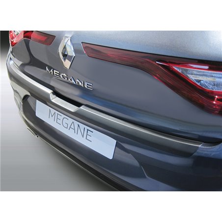 Protection de seuil arrière (ABS) sur mesure pour Renault Megane IV 5-portes 2016-2020 Noir