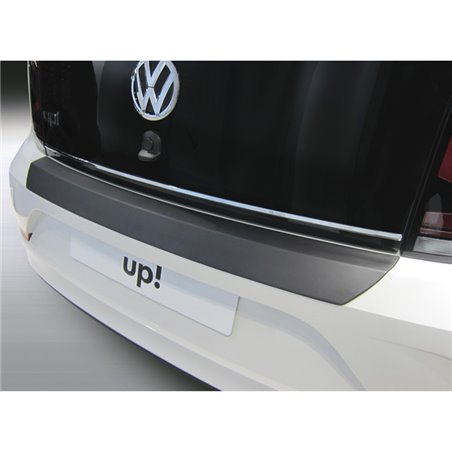 Protection de seuil arrière (ABS) sur mesure pour Volkswagen Up! incl. GTi 7/2016- Noir