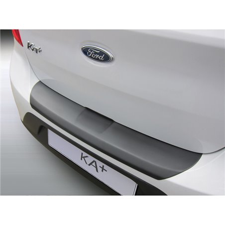 Protection de seuil arrière (ABS) sur mesure pour Ford Ka+ 10/2016-2/2018 Noir