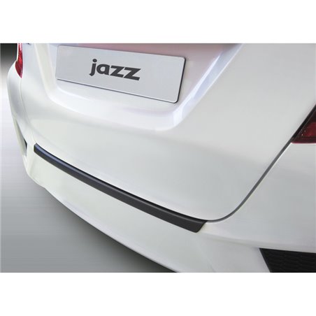 Protection de seuil arrière (ABS) sur mesure pour Honda Jazz 9/2015-2018 Noir