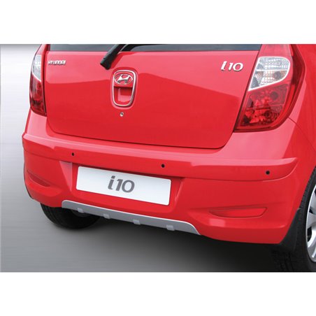 Jupe arrière sur mesure pour Hyundai i10 2011- Argent