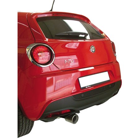 100% Inox Échappement Sport sur mesure pour Alfa Romeo Mito 1.4JTS (155cv) 8/2008- 102mm