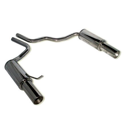 100% Inox Échappement Double sur mesure pour Audi A4 8E 2.5 TDi 2001- Droite/Gauche 102mm