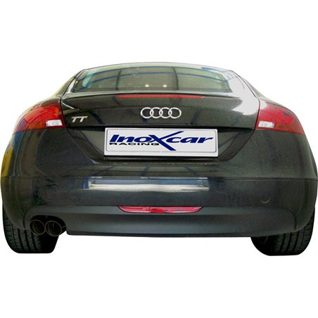 100% Inox Échappement Sport sur mesure pour Audi TT 2.0 TFSi (200cv) 2006- 2x80mm Racing