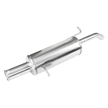 100% Inox Échappement Sport sur mesure pour Citroën C2 1.6 16V VTR 110cv 2003- Ø 45 1x76mm Retro Style