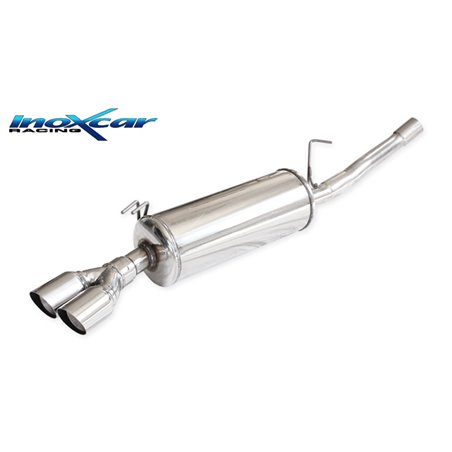 100% Inox Échappement Sport sur mesure pour Fiat Barchetta 1.8 1995-2003 2x70mm Racing