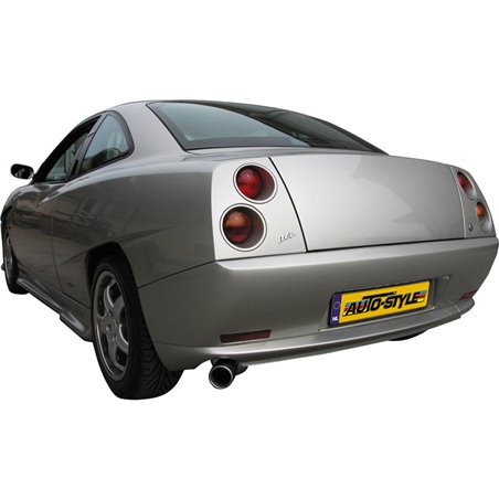 100% Inox Échappement Sport sur mesure pour Fiat Coupe 1.8 16v (131cv) 1997- 102mm