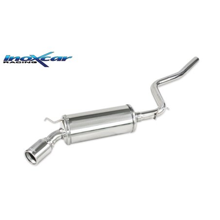 100% Inox Échappement Sport sur mesure pour Fiat Cinquecento 0.9 40cv/1.1 Sporting 54cv 1994- 1x80mm